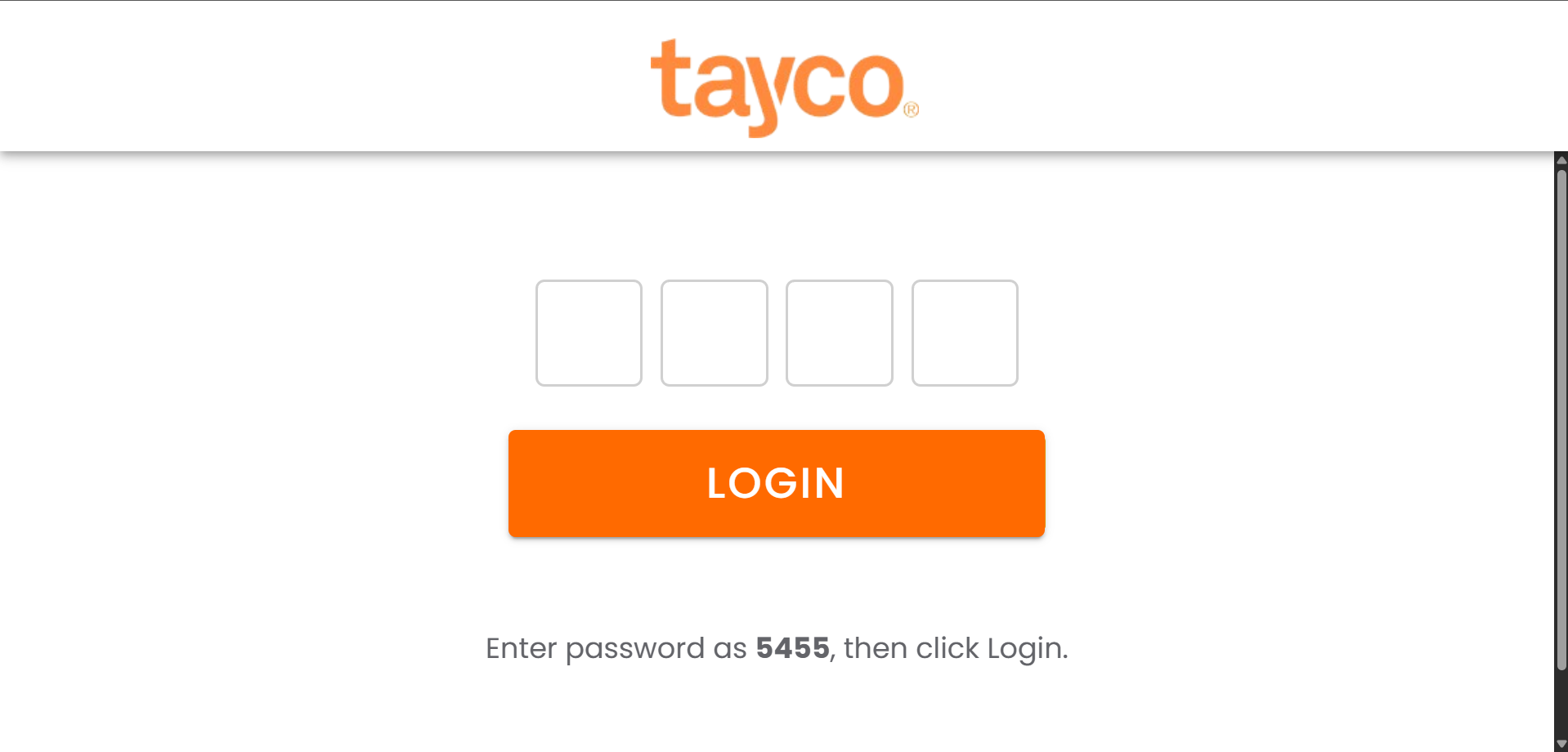 Tayco Inventory Management System Interface
